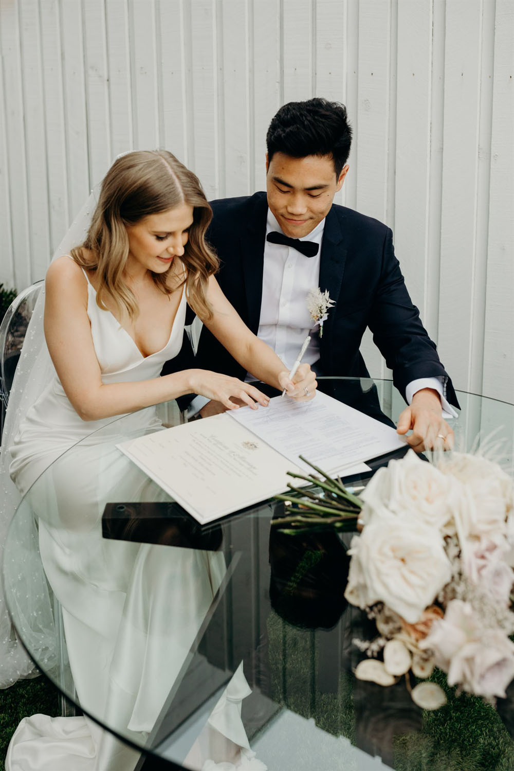 The pretty neutrals and florals in this Australian wedding will have you swooning