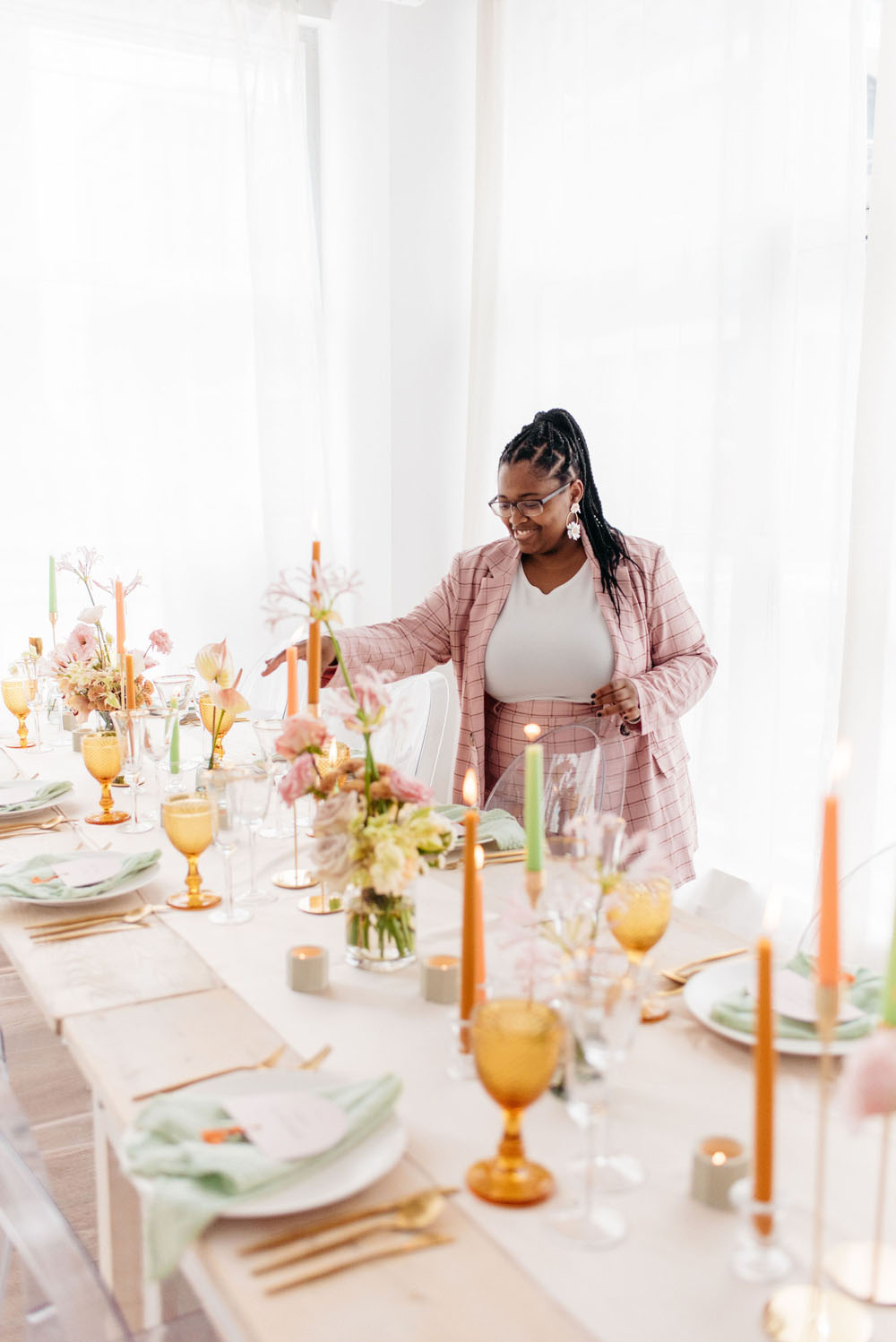 Peach wedding inspiration + vendor spotlight on Ebony x Ivory Events