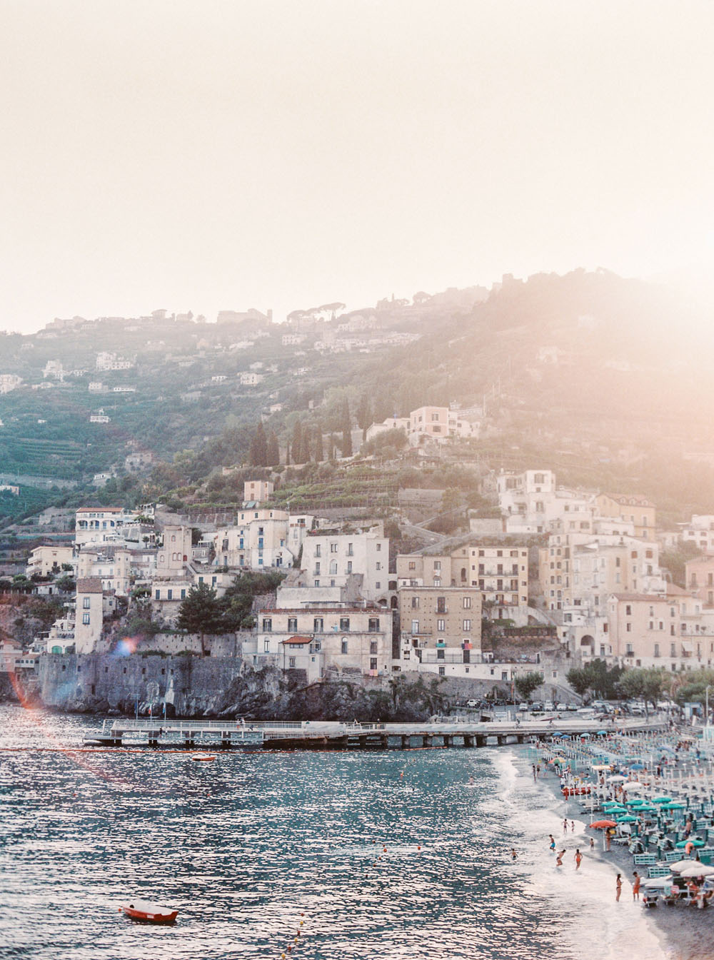 A romantic vow renewal on the Amalfi Coast