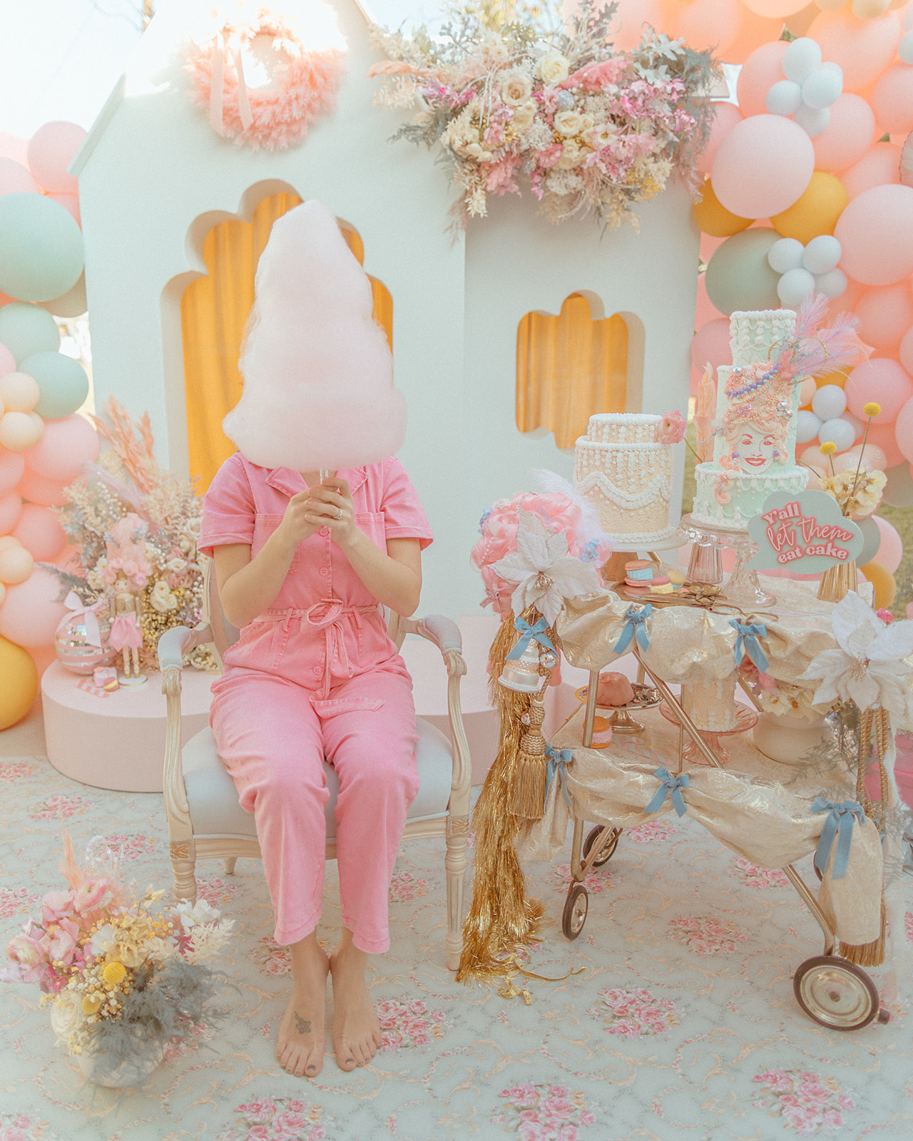 Pink "Holly Dolly Christmas" party for kids Kids Parties 100 Layer Cake