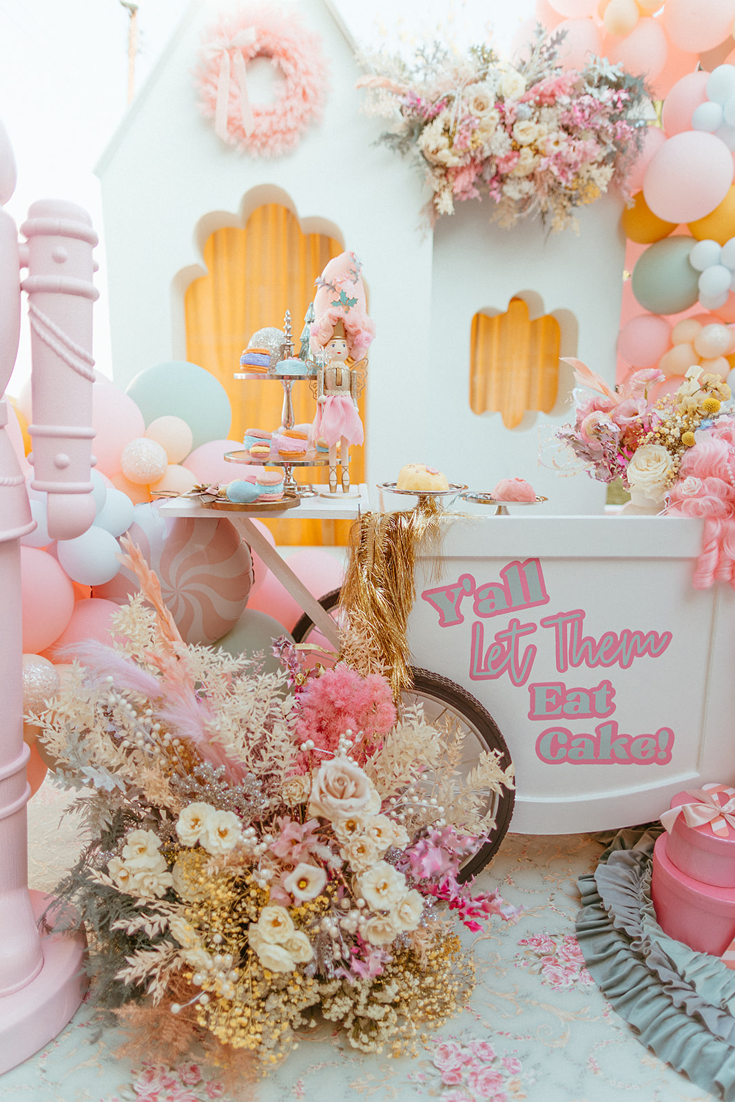 Pink "Holly Dolly Christmas" party for kids Kids Parties 100 Layer Cake