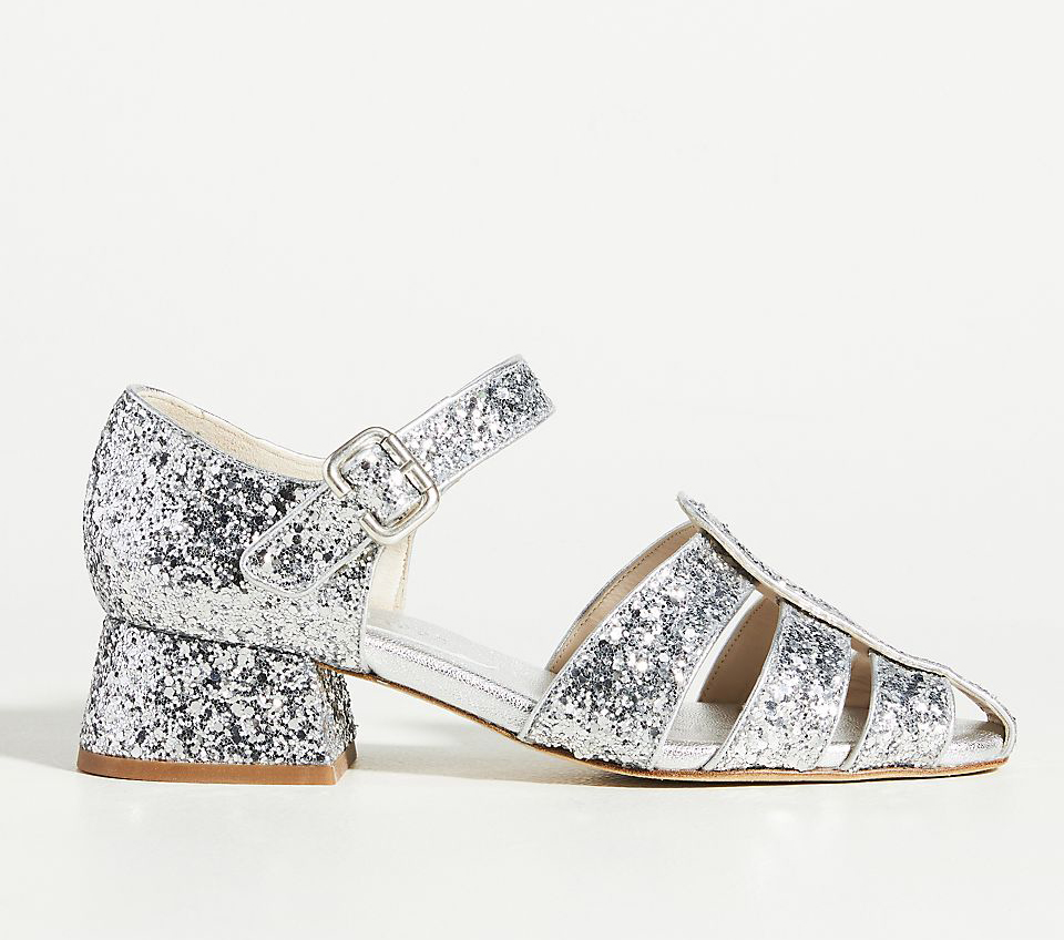 chaussures de mariage à paillettes