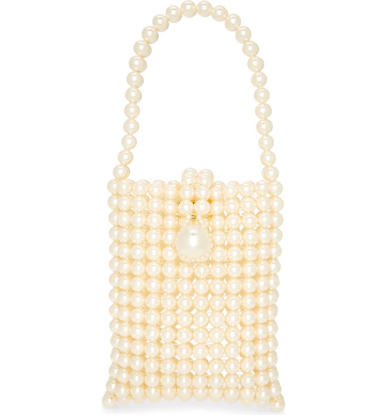 pearl wedding bag