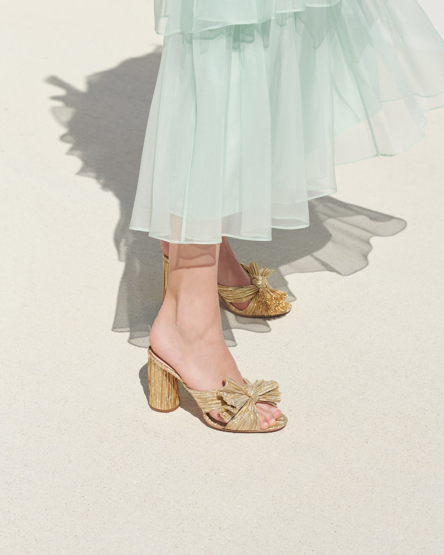 chaussures d'or