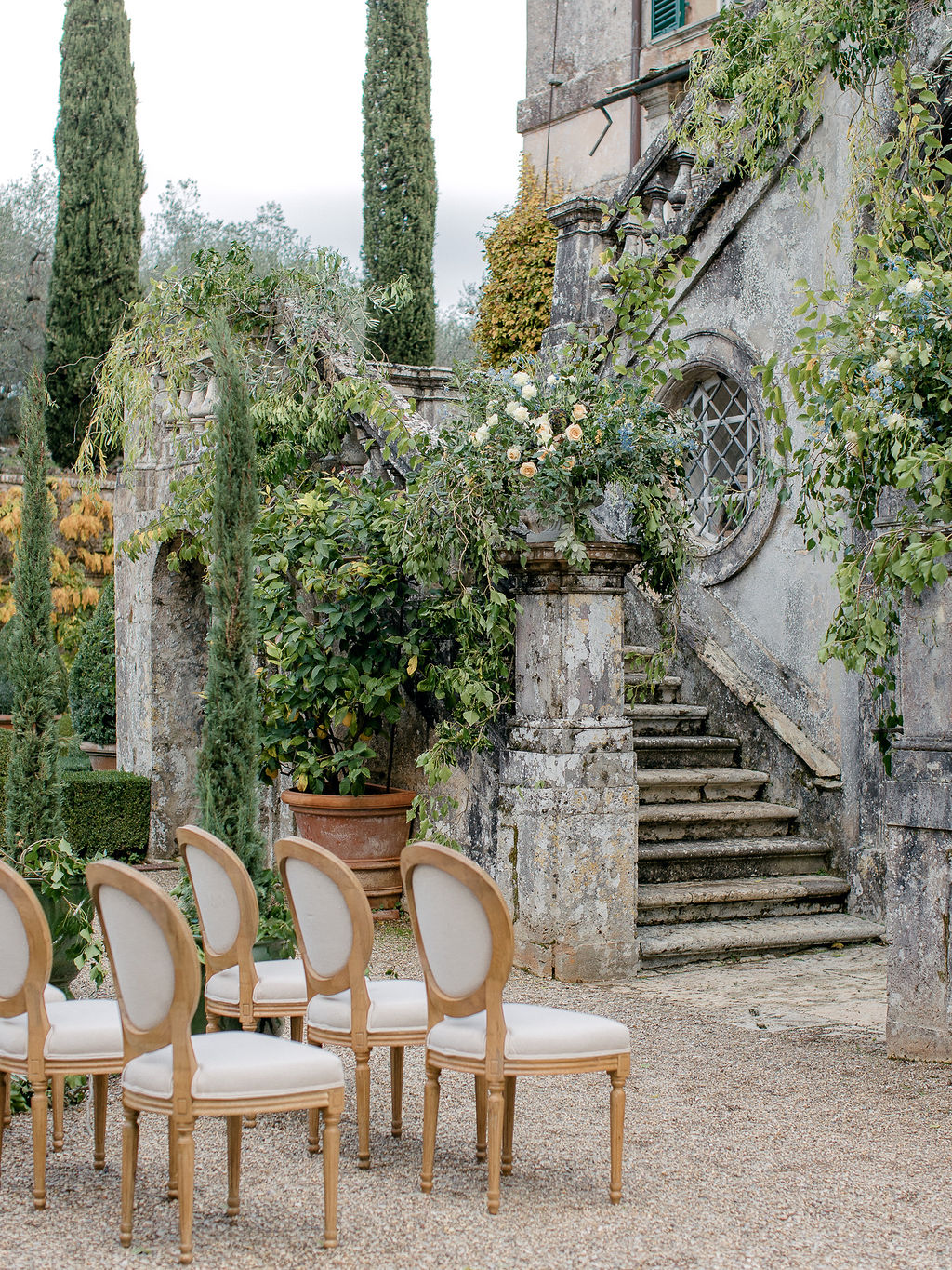 classic wedding in Tuscany