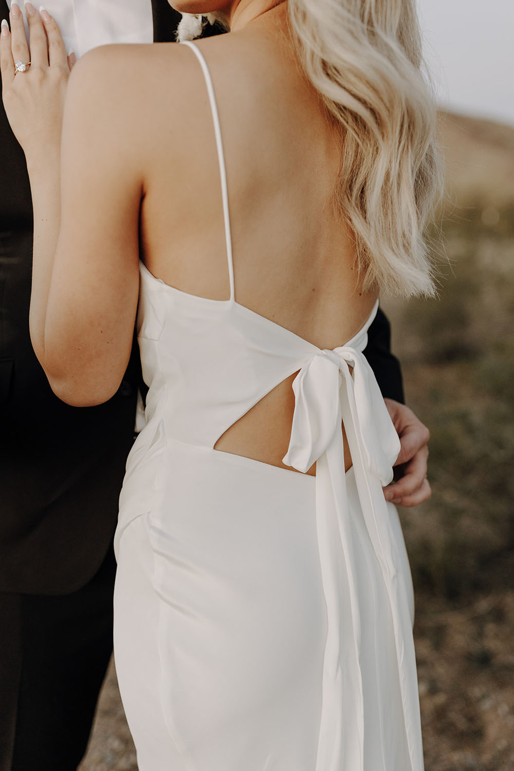 Modern "Meet me in the Desert" black & white wedding ideas