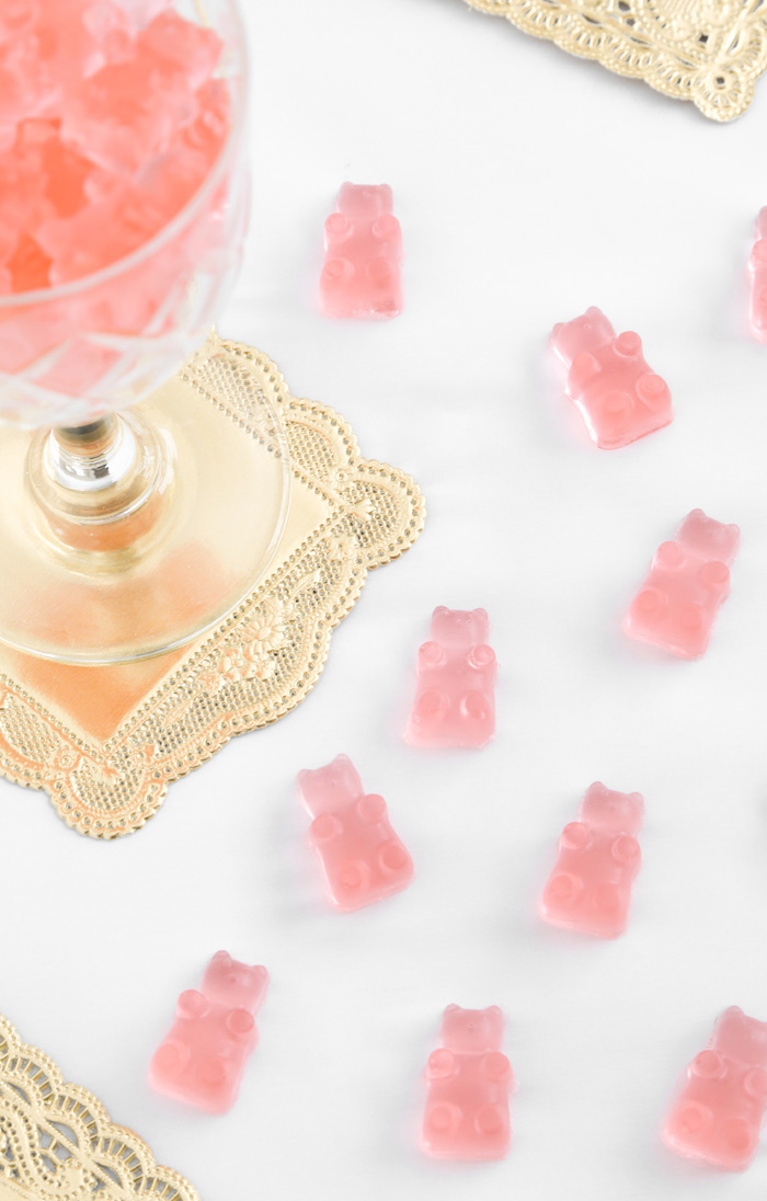 Add these DIY rosé gummy bears