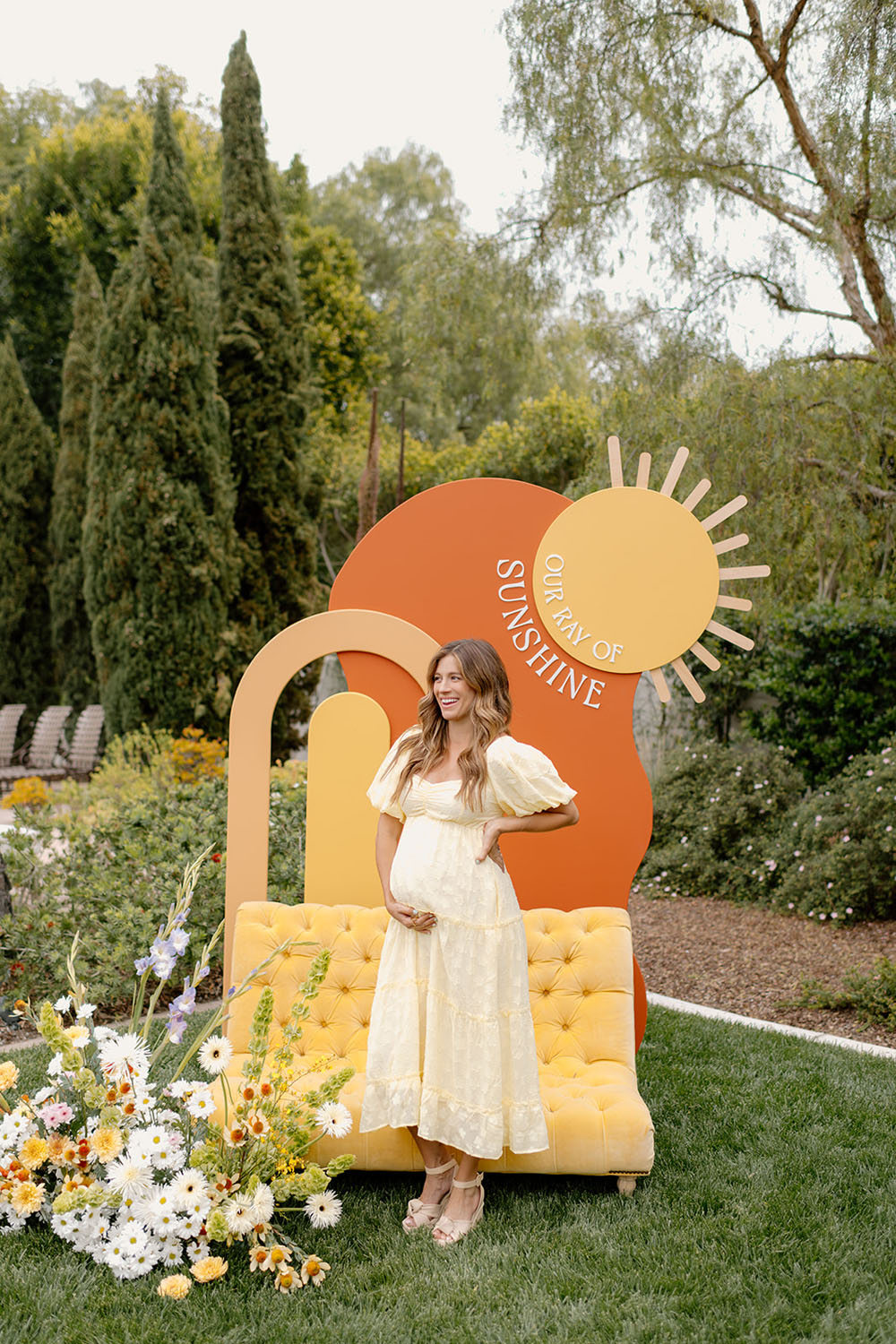 Yellow “Here Comes the Son” themed baby shower | Baby Shower