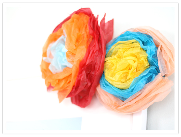 Mexican Paper Flowers Colorful Fiesta Paper Flowers Tissue Paper