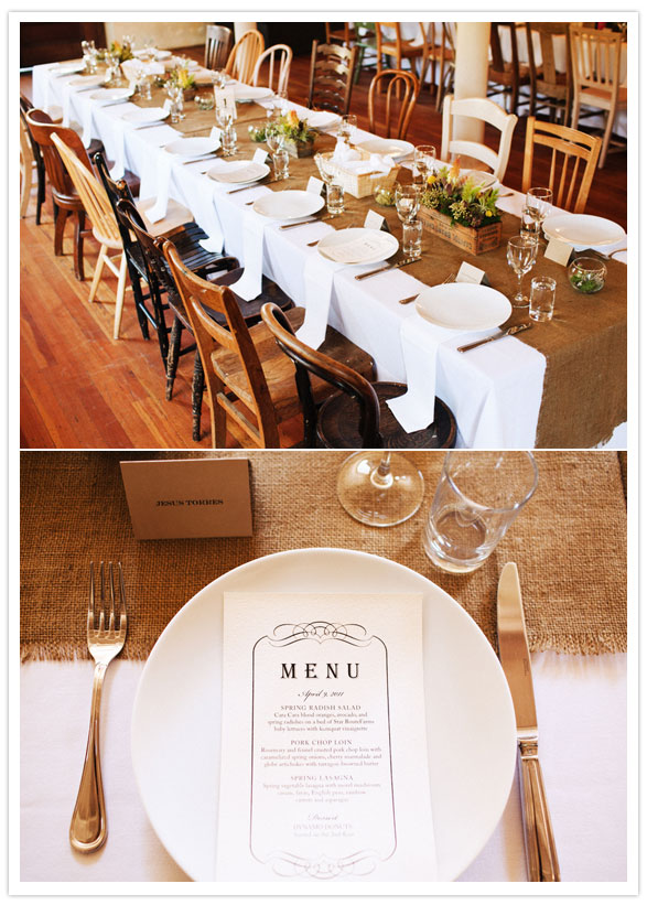 Rustic headlands california wedding