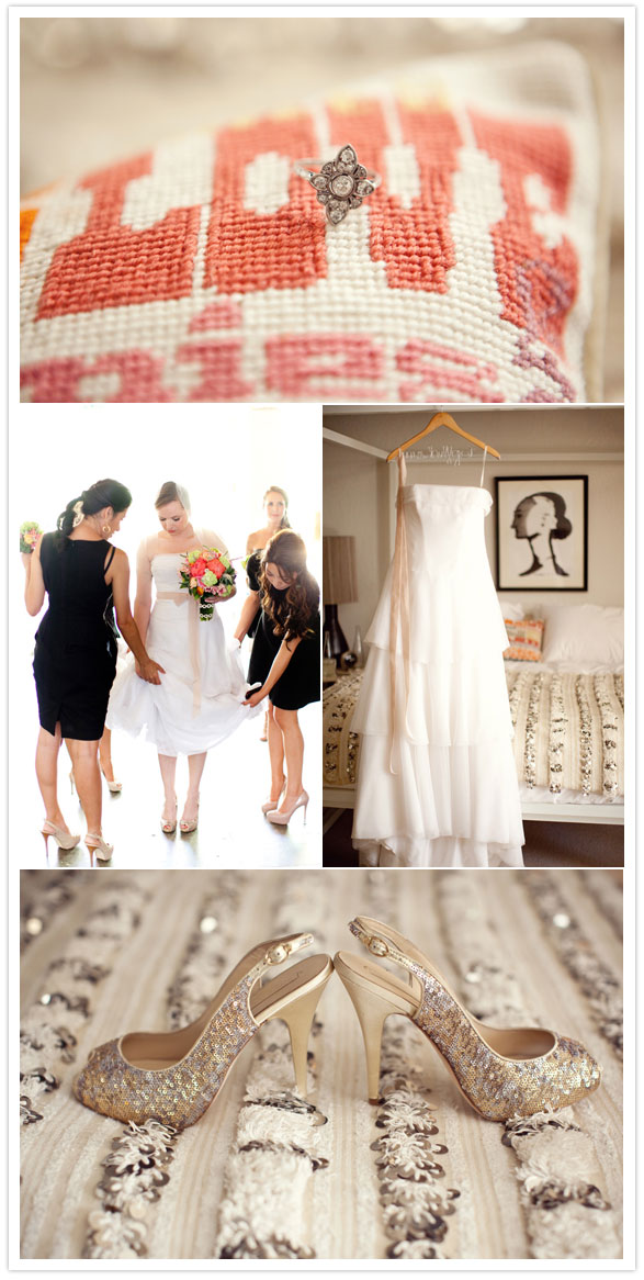 modern palm springs wedding