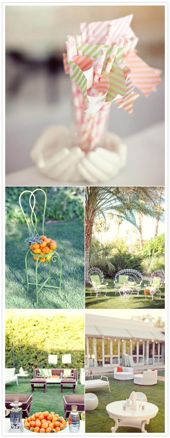 modern palm springs wedding