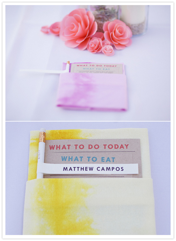 diy hand-dyed napkins