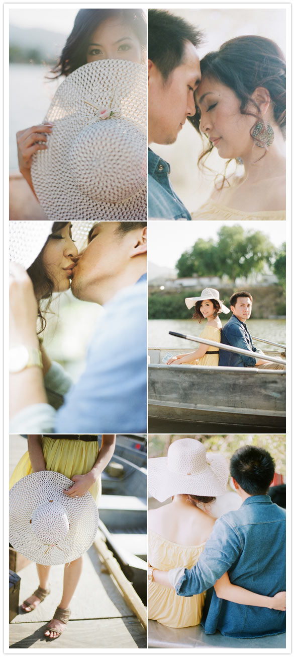 lakeside engagement sesh