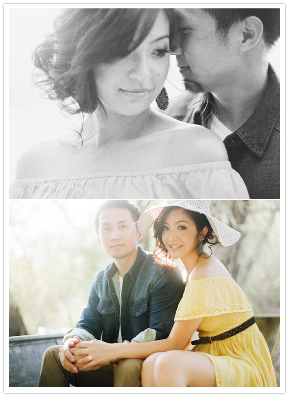 lakeside engagement sesh