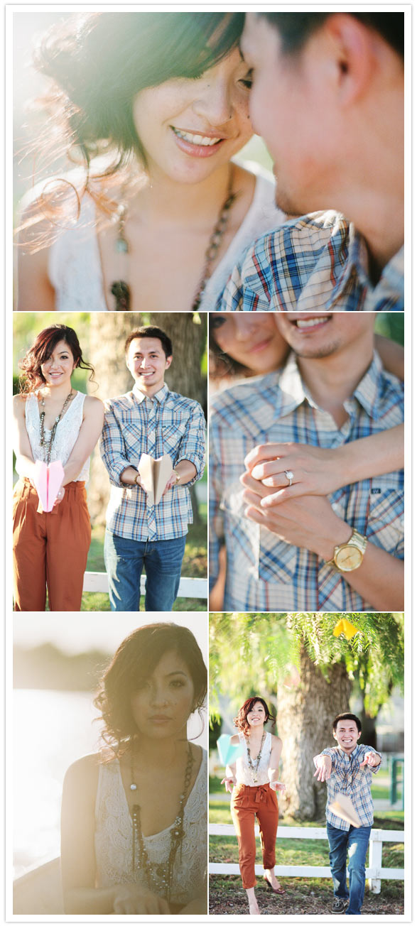 lakeside engagement sesh