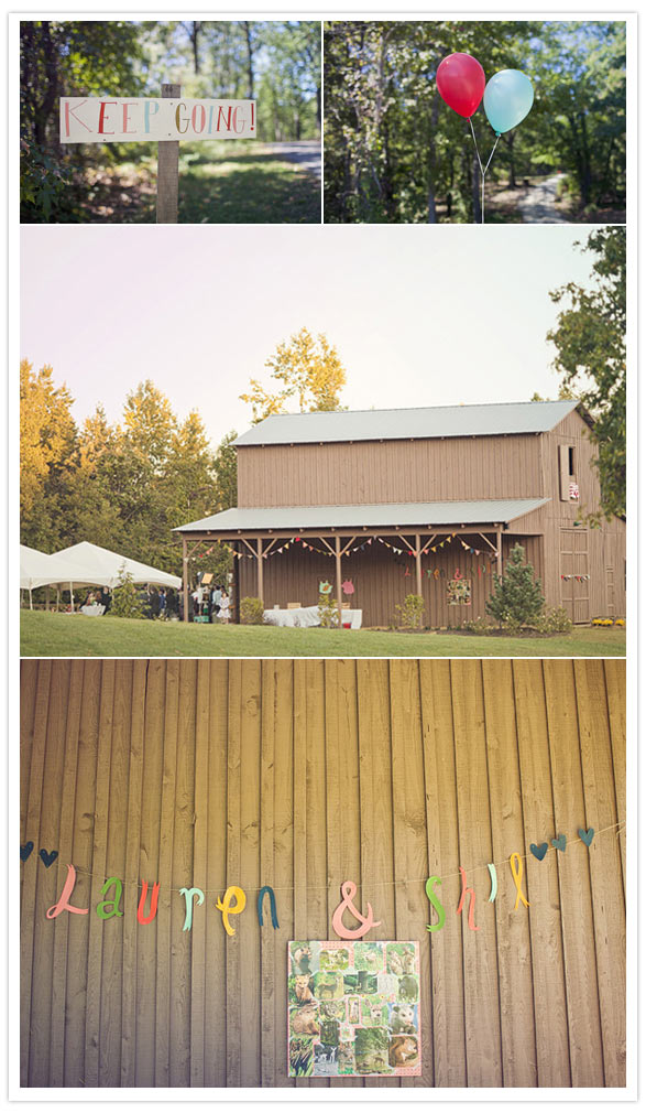 quirky vintage farm wedding