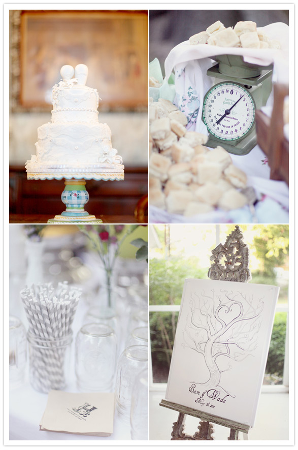 southern inspired vintage wedding