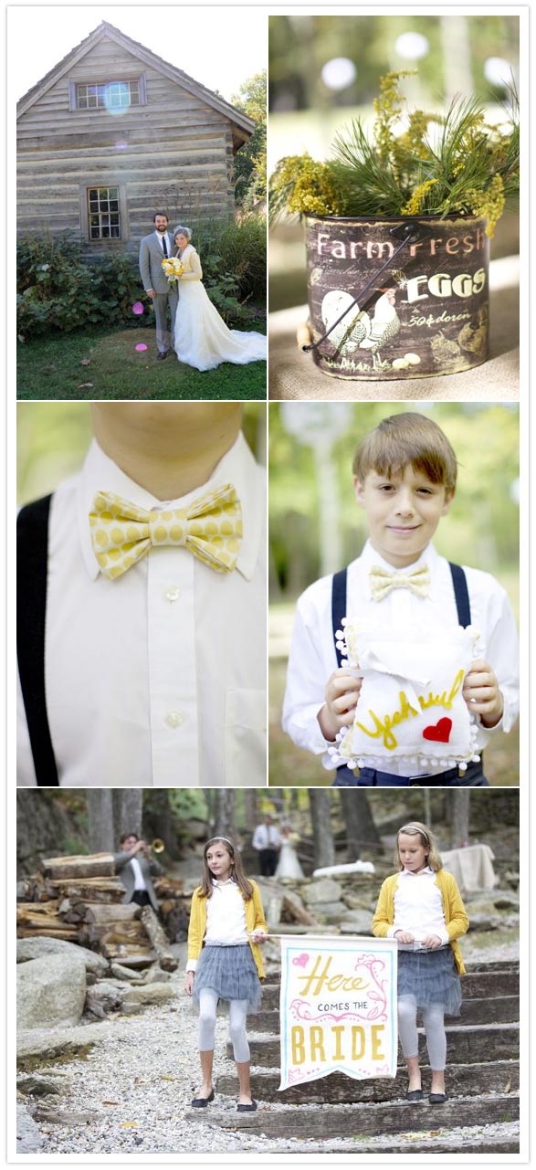 here comes the bride sign