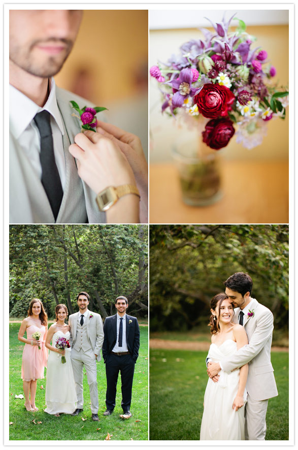 wildflower-bouquet-and-boutonniere