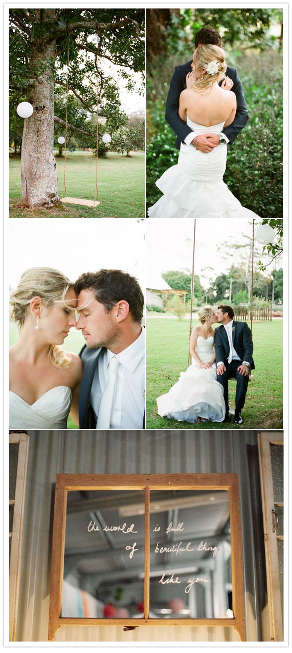 countryside australian wedding