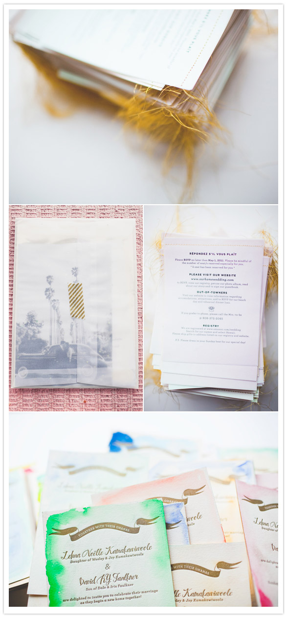 stitched wedding invitations