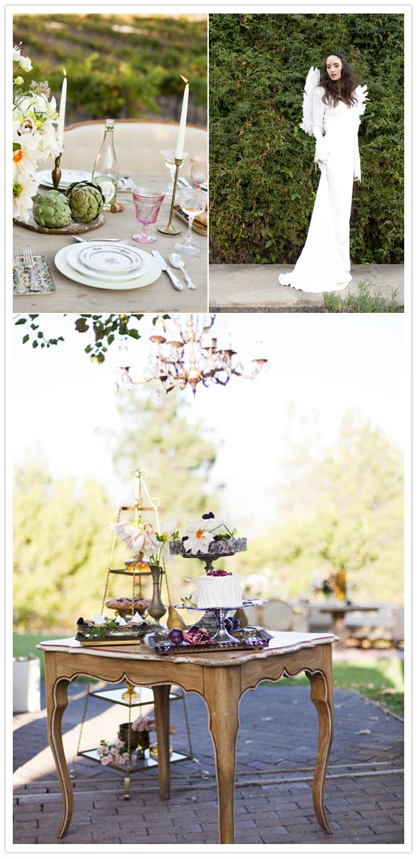 vintage dessert table