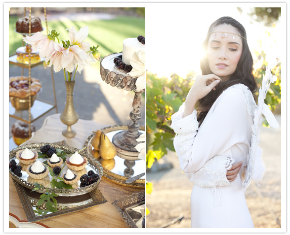 vintage dessert table