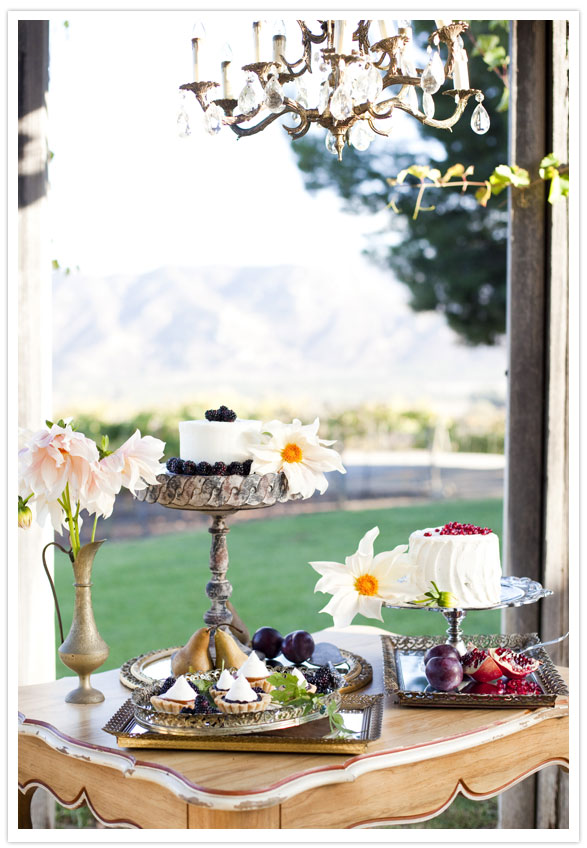 vintage dessert table