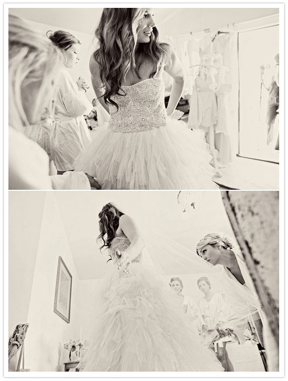 Monique Lhuiller bridal dress