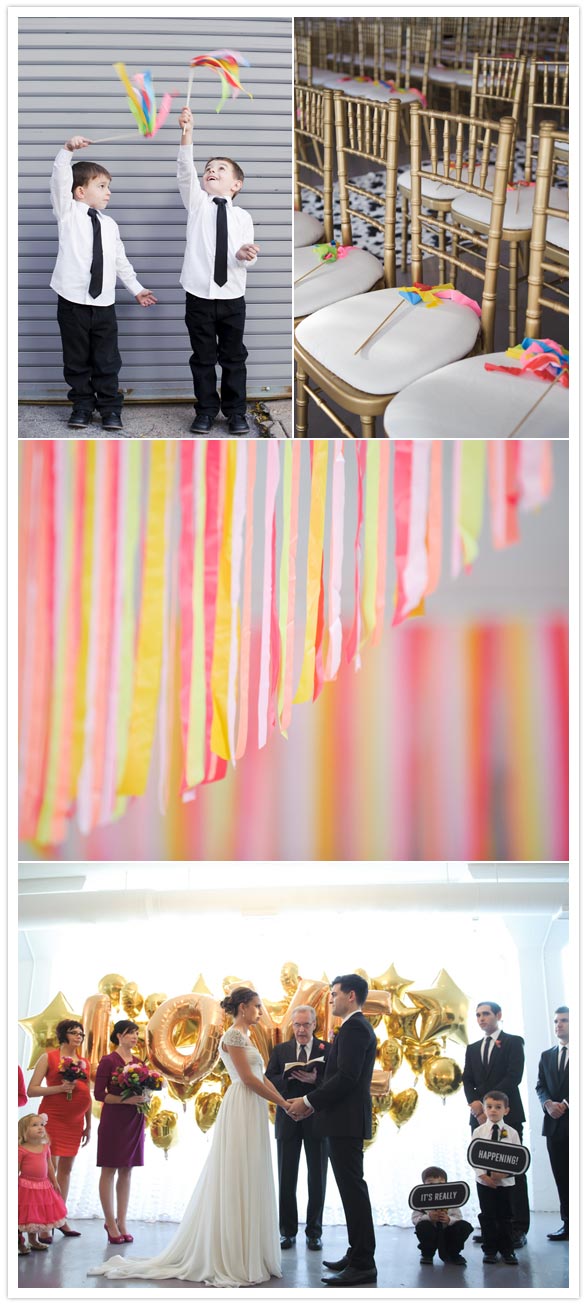 streamers for ceremony