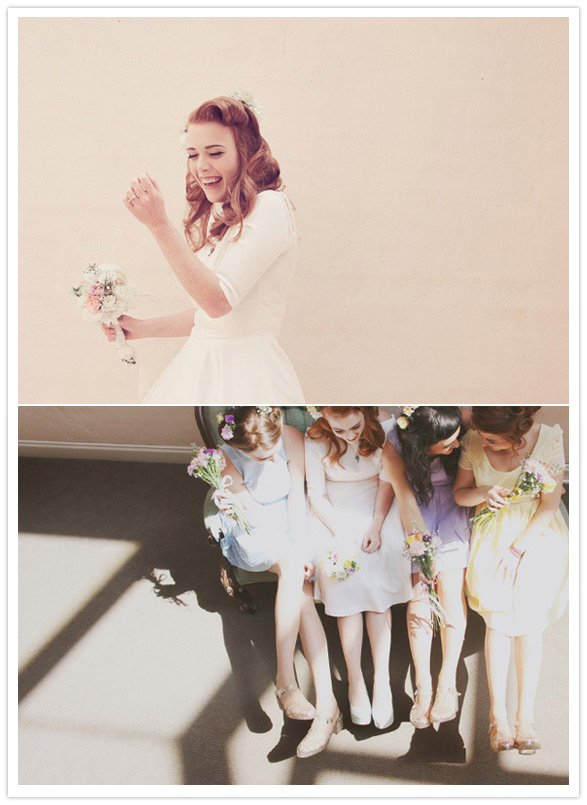 pastel bridesmaid dresses