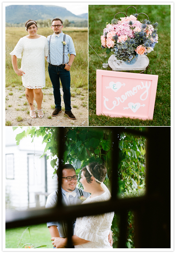 colorful australian wedding