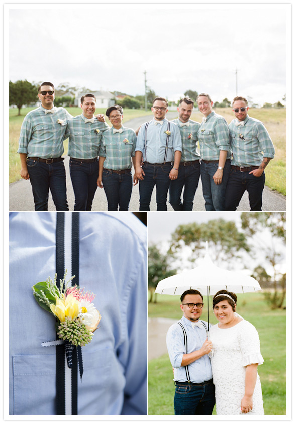 colorful australian wedding 
