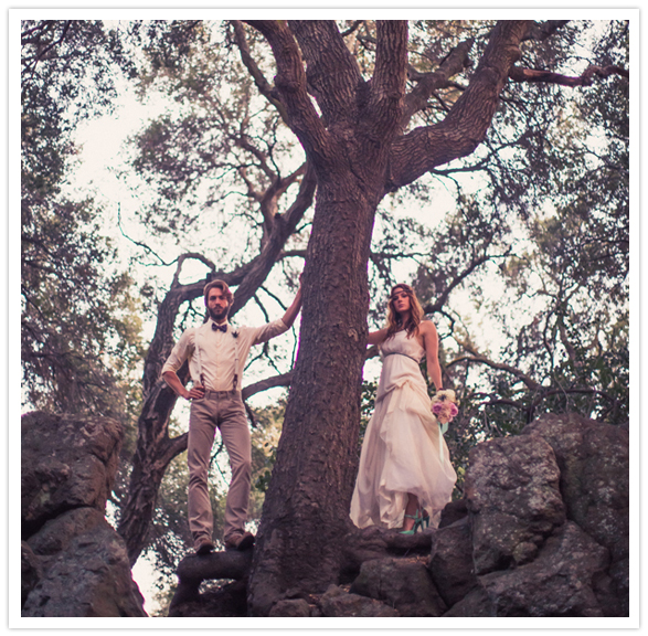 forest bridal session