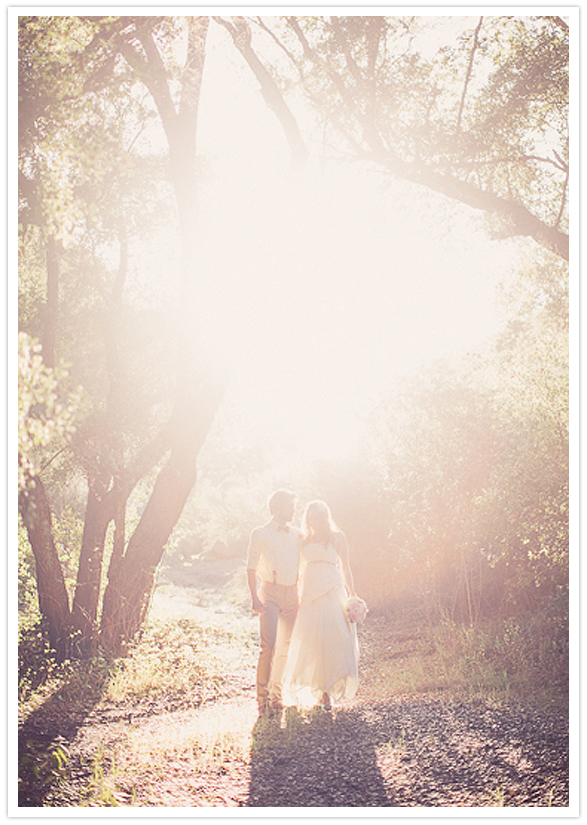 outdoor malibu bridal session