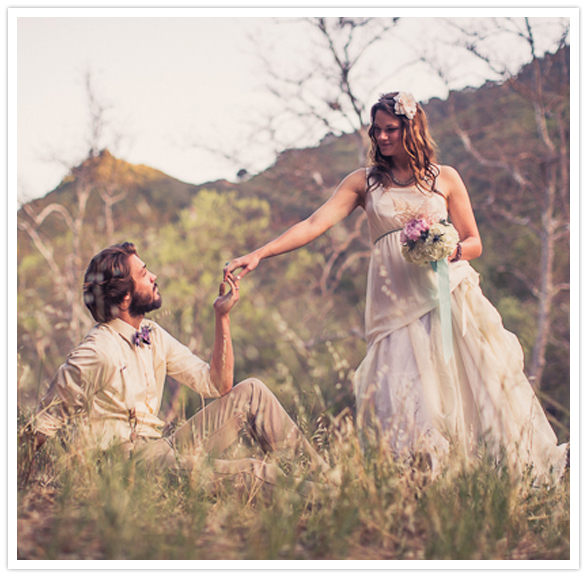 romantic malibu bridal session