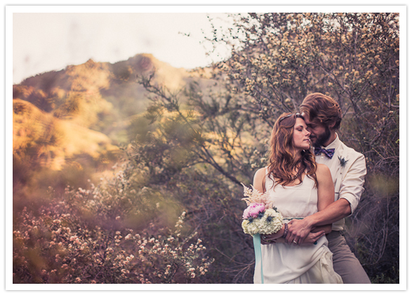 romantic malibu bridal session