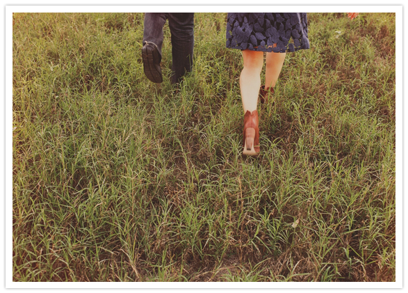 prairie engagement session