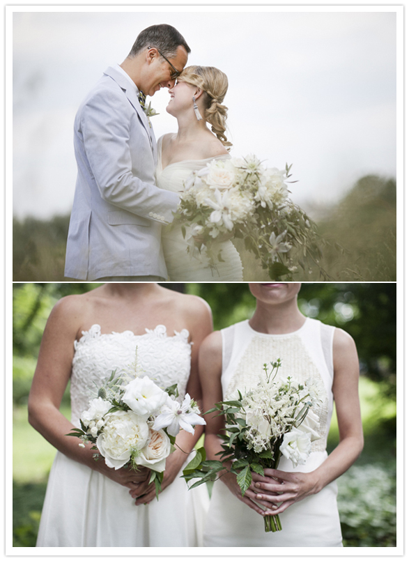 elegant white florals