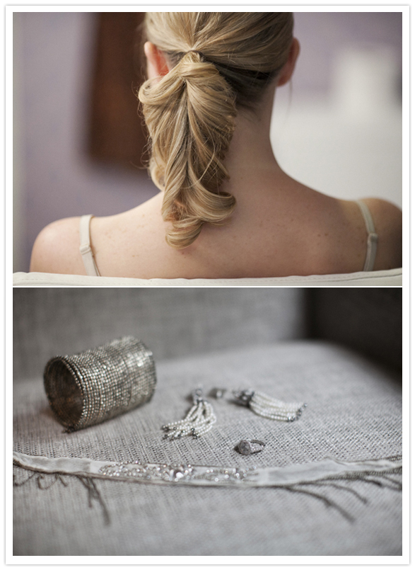 wedding ponytail