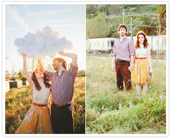 sunset prairie first anniversary session