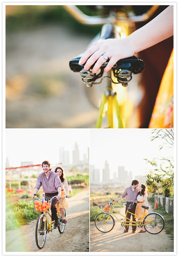 bike riding anniversary shoot