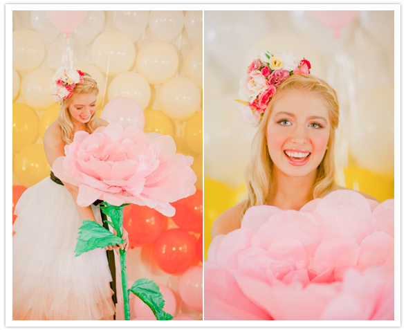giant flower photo accessories