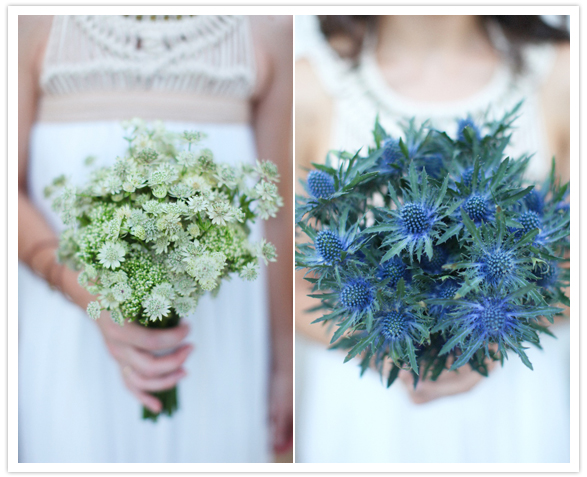 simple bridal party bouquets