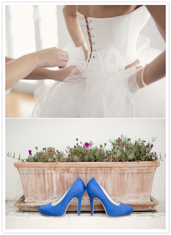 something blue wedding shoes