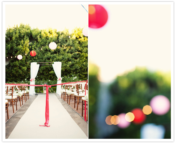 outdoor modern chinese wedding ceremony