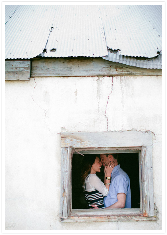 sweet and rustic engagement session