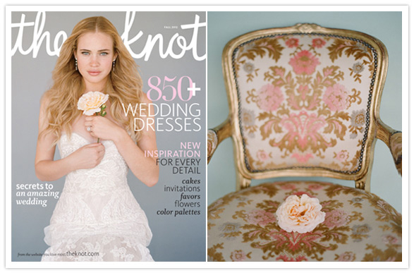 Knot Magazine cover by Elizabeth Messina
