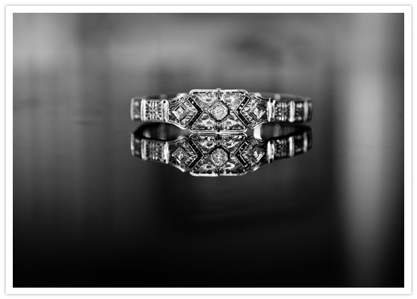 geometric wedding ring